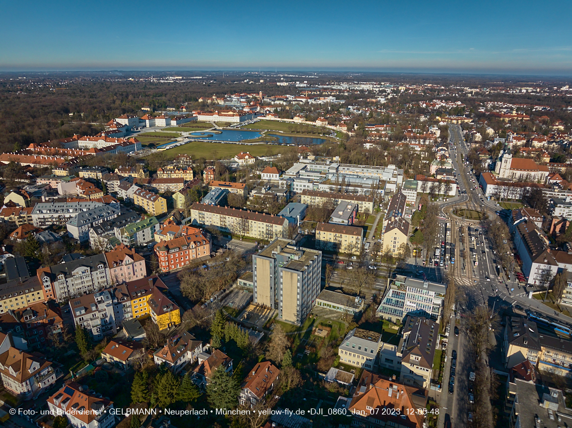 07.01.2023 - Umgebung vom Schloß Nymphenburg